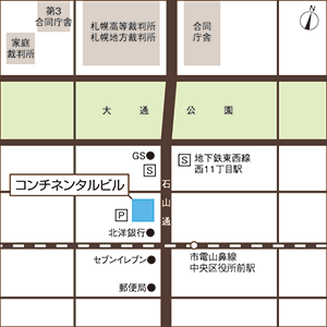 札幌オフィス地図